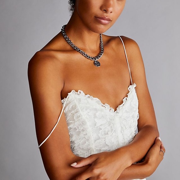 Free People For Love & Lemons Joelle Maxi Dress Large NWT - Picture 3 of 8